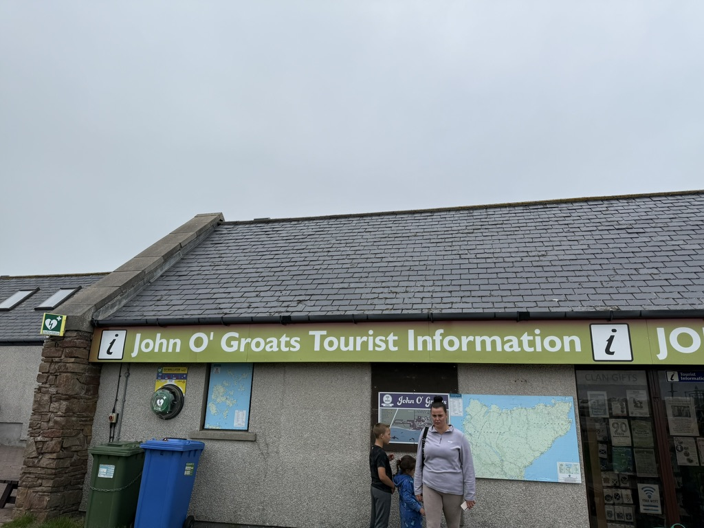 John O' Groats Tourist Information Centre.