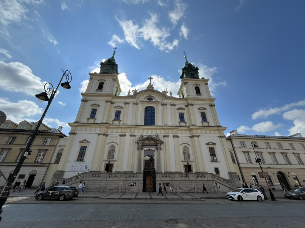 Church of the Holy Cross in Warsaw.